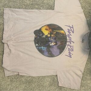 Purple Rain Graphic Short-Sleeve Tee - Light Purple